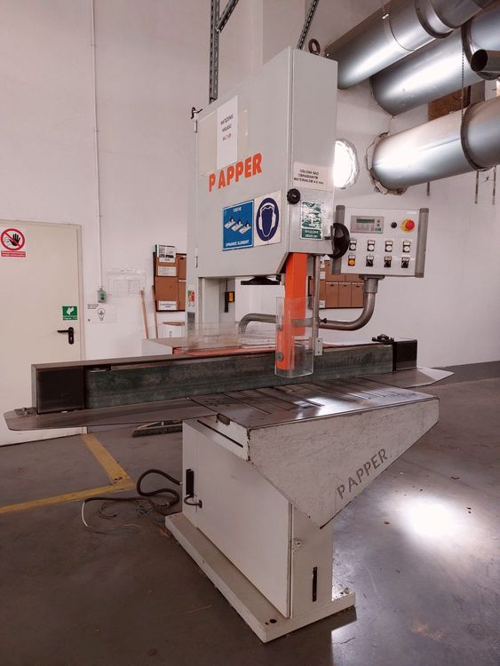 Veneta Paper slat cutting band saw