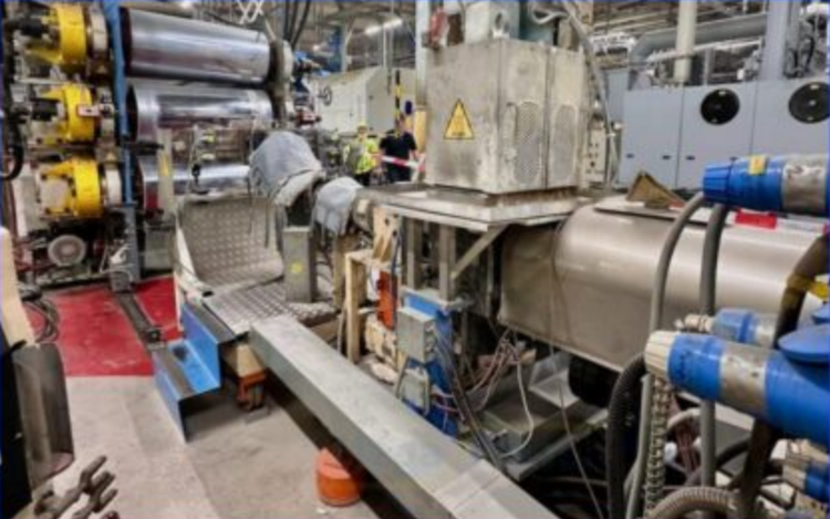Bandera, Davis Standard, Diamat Co-extruder PET