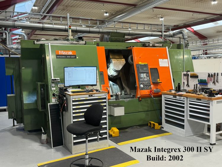 Mazak CNC Control 3500 rpm Integrex 300 II SY 5 Axis