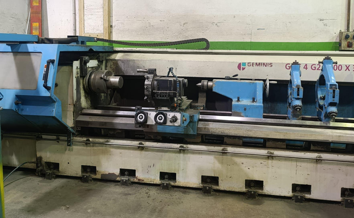 Geminis FAGOR 8055 TC/C + Ethernet 1600 rpm GHT4 G2-700×3000 2 Axis