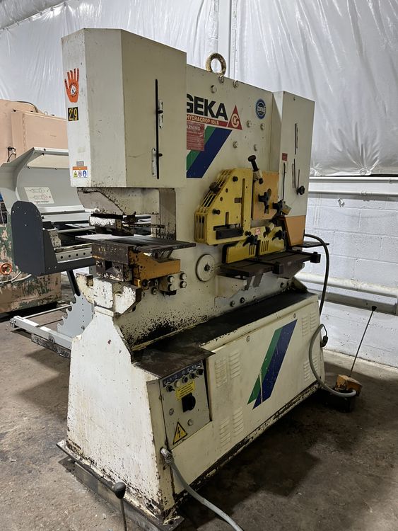 Geka Hydracrop 110 A Hydraulic Ironworker 120 Tons