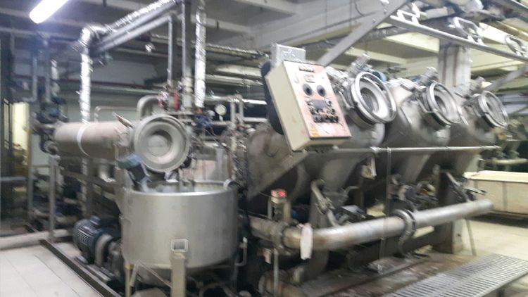 3 Thies Dyeing machines 450 Kg