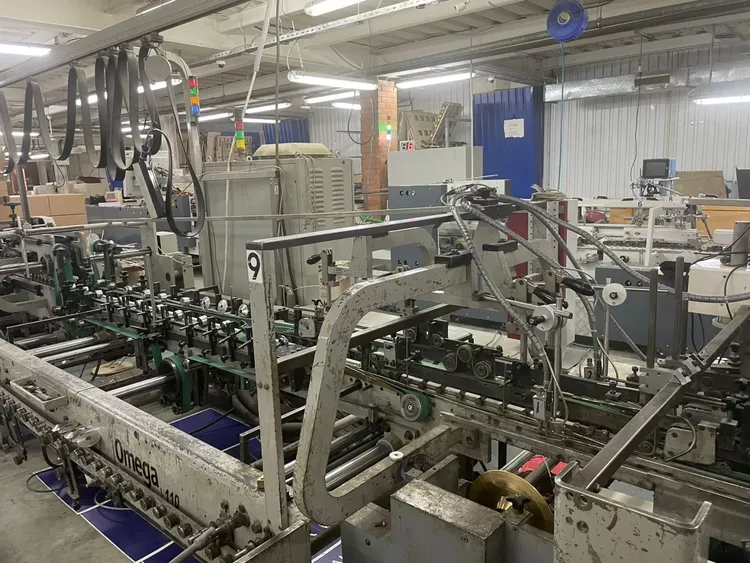 Omega Folder-gluer line