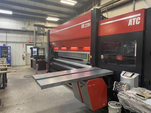 Amada HG2204 ATC PRESS BRAKE W/$100,000 IN TOOLING 240 TON X 161"