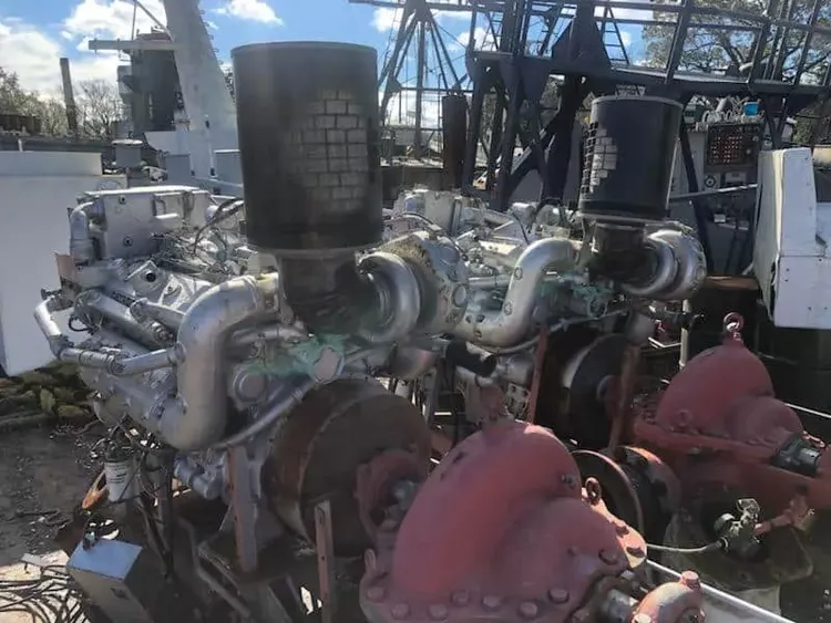 Detroit 8V92s Marine Engines Low Hours