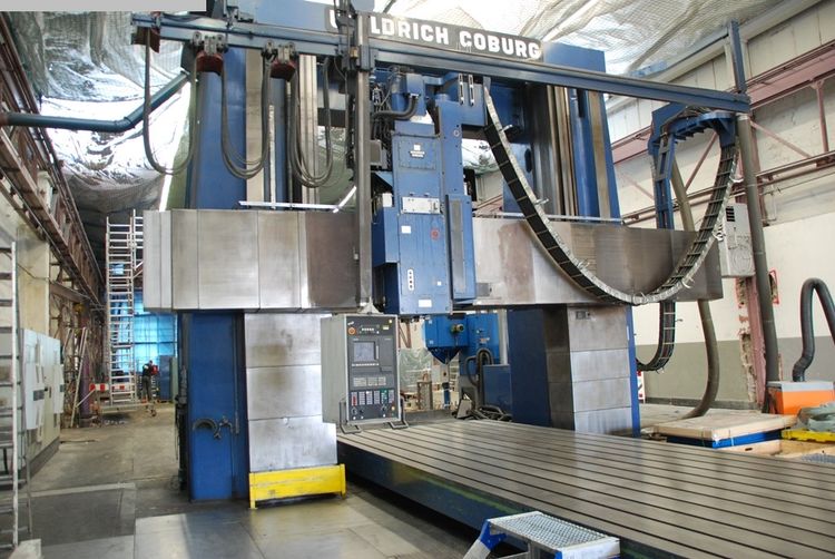 Waldrich Coburg 20-10 FP 280 450 U/min distance table - vertical milling spindle 3682 mm