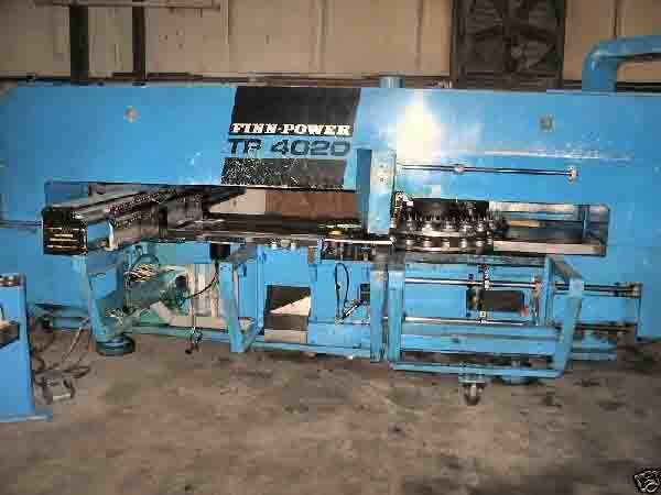 Finn Power TP 4020 HYDRAULIC TURRET PUNCH 33 US TONS