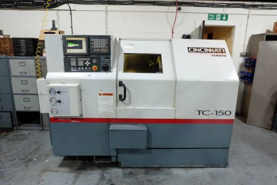Cincinnati Fanuc 21i-T Control 5500 RPM HAWK TC150 2 Axis