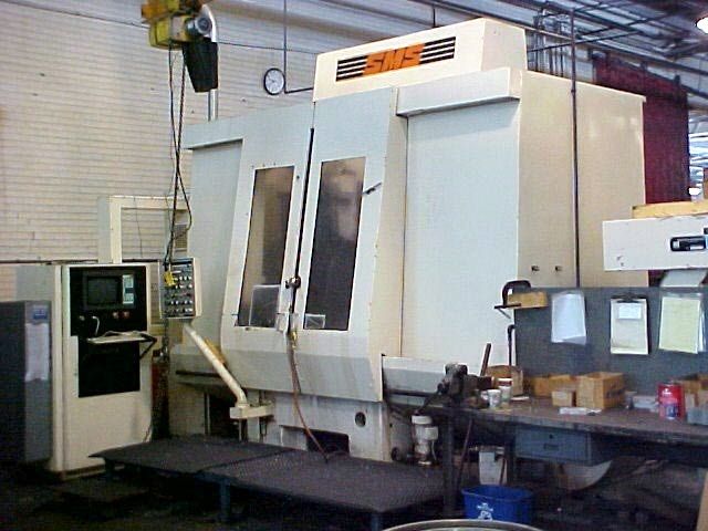 SMS V1000 CNC 4-Axis Vertical Turning Center