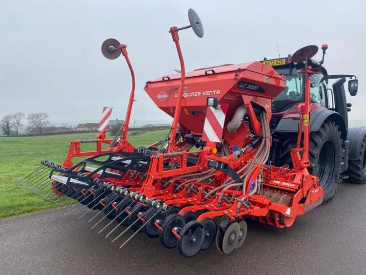 Kuhn 3 Meter Power Harrow Combination Drill