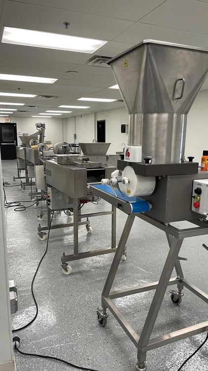 Deighton Econoline Forming, Coating & Frying System – Complete Processing Line