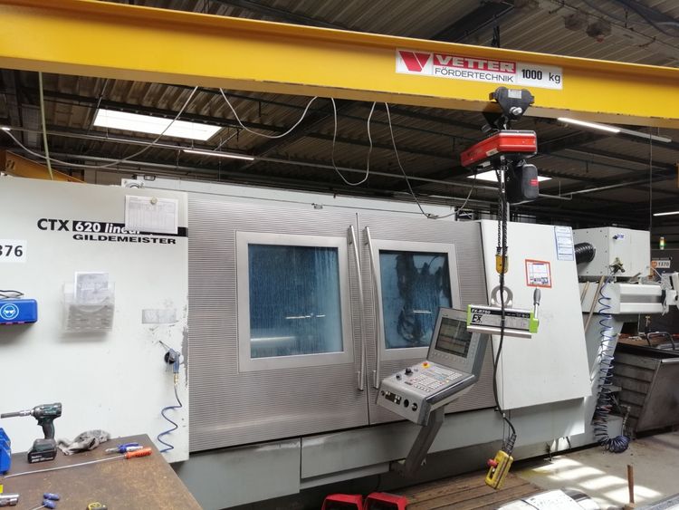 Gildemeister Siemens 840 D Powerline 2500 RPM CTX 620 Linear 2 Axis
