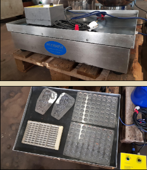 PFERRER Vibration table for chocolate