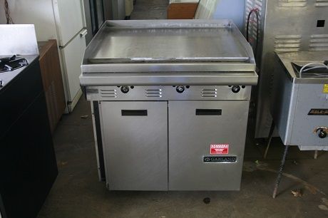 Garland 36" Thermostatic Griddle with Cabinets