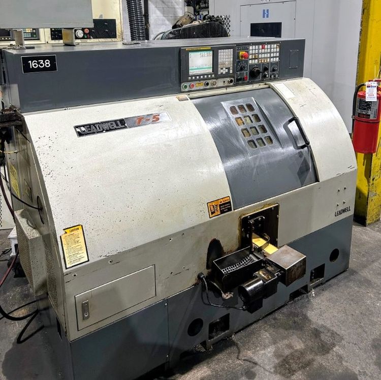 Leadwell FANUC 0I-MATE-TD Variable T-5 TURNING CENTER 2 Axis