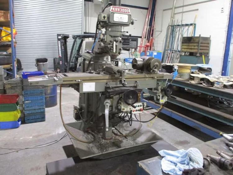 XYZ KRV 3000 SLV  HEAVY DUTY TURRET MILL 3600 rpm