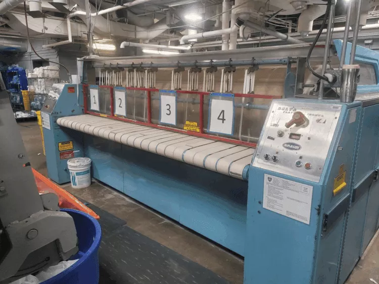 Braun 3S32 3-roll, 32” Steam Heated Ironer