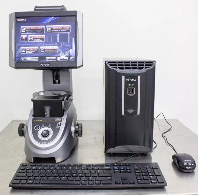 Keyence IM-6025 & IM-8001 Image Dimension Measurement System