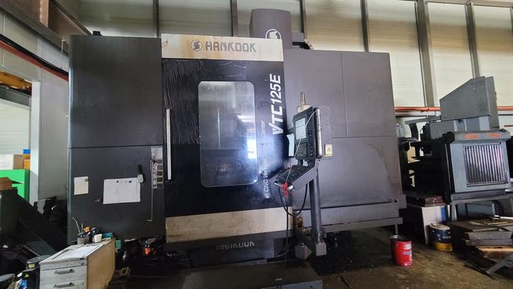 Hankook VTC 125 CNC VERTICAL BORING MILL WITH MILLING Swing Diameter	63"