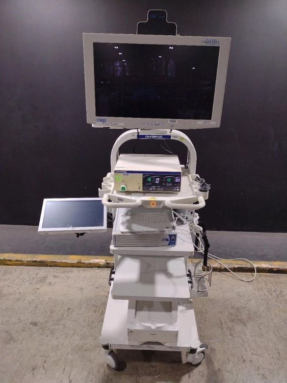 Olympus Endoscopy Cart With UHI-4 Insufflator