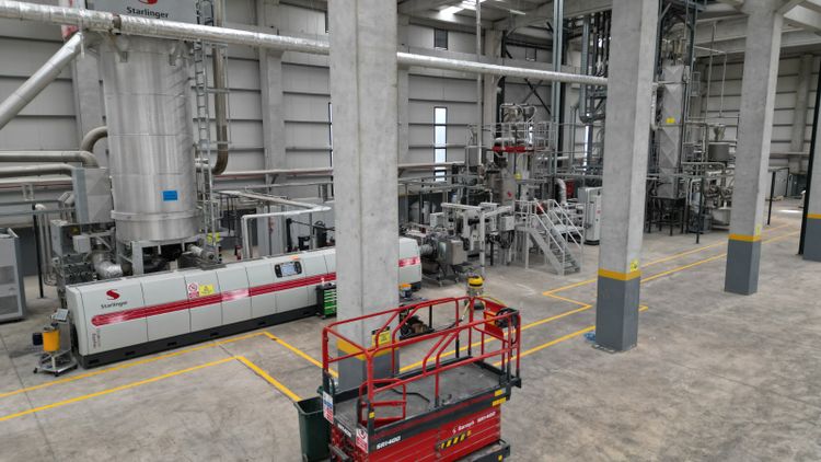 Starlinger recoSTAR PET 165 HC iV+ PET recycling line/extruder