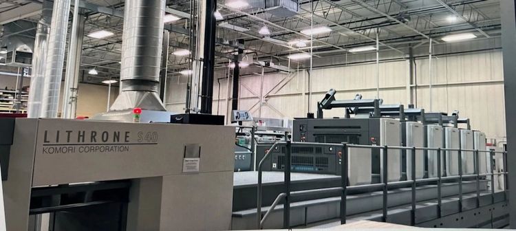 Komori LS640-CX/UV 28x40"