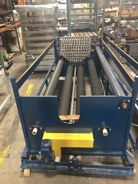 2  Unroll Cradles With 8″ X 130″ Rollers