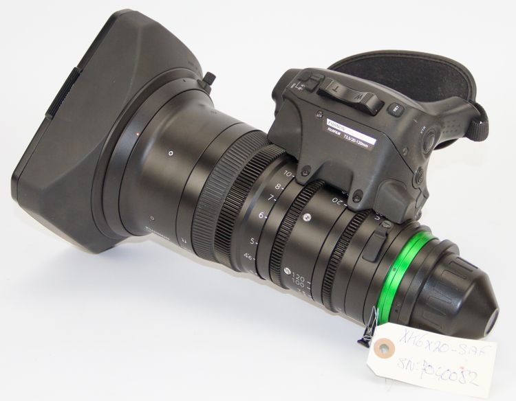 3 Fujinon XK6x20-SAF Used 20-120mm T3.5 Cinema Zoom Cabrio 4K Lens