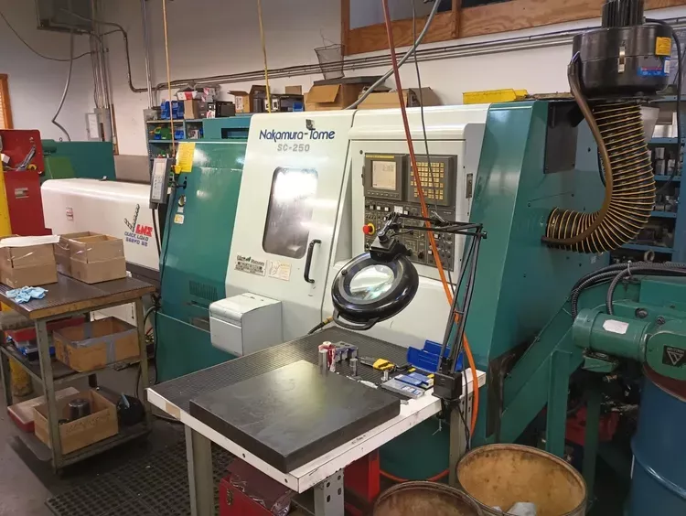 Nakamura Tome CNC CONTROL Fanuc 21iT 5,000 RPM SC‑250 2 Axis