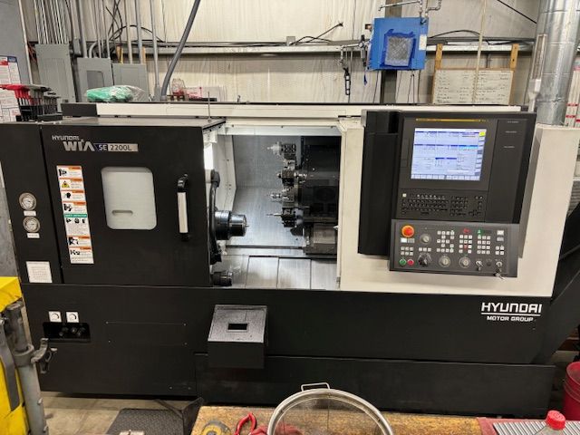 Hyundai FANUC i Series - Smart Plus CNC Control 4500 RPM WIA SE2200L 2 Axis