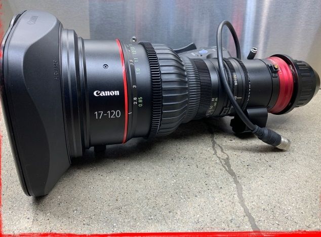 Canon CN17-120mm T2.95 (PL Mount) Lens w/Servo