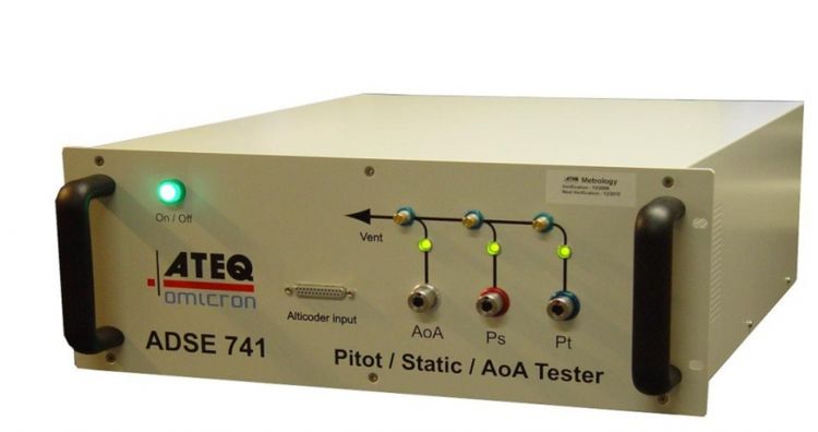 Ateq ADSE 741 test and calibrate