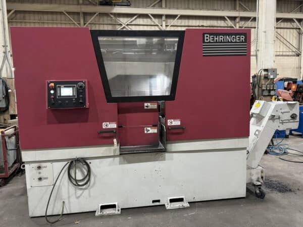 Behringer HBE-411A Horz Band Saw CNC Control