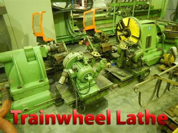 Minganti train/rail wheel lathe 34,31 rpm MTRC.1B