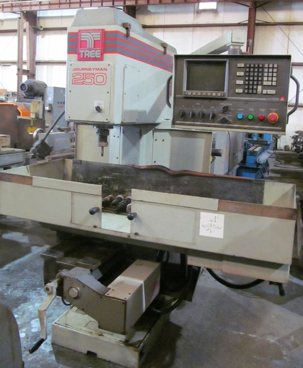 Tree J-250 CNC Knee Mill 4000 rpm