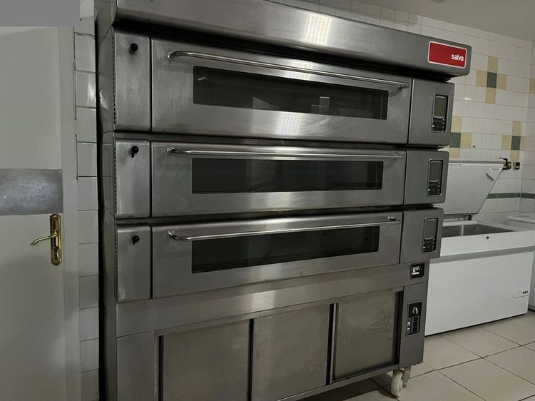 Salva 3-plate modular deck oven