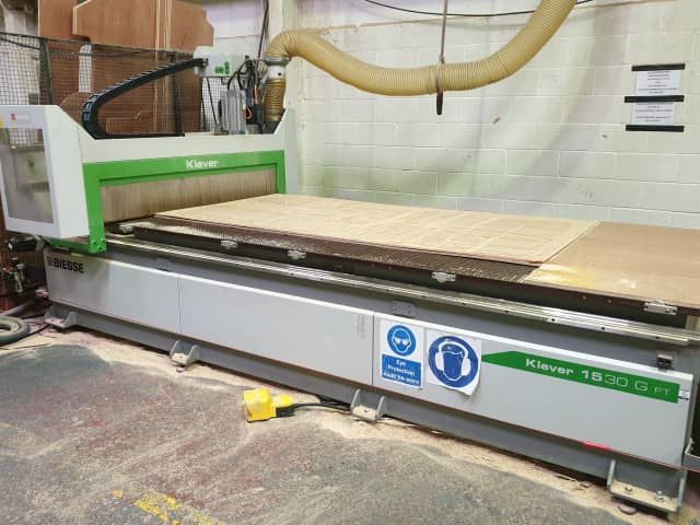 biesse klever 1530 gft, machine centre with nesting table 3