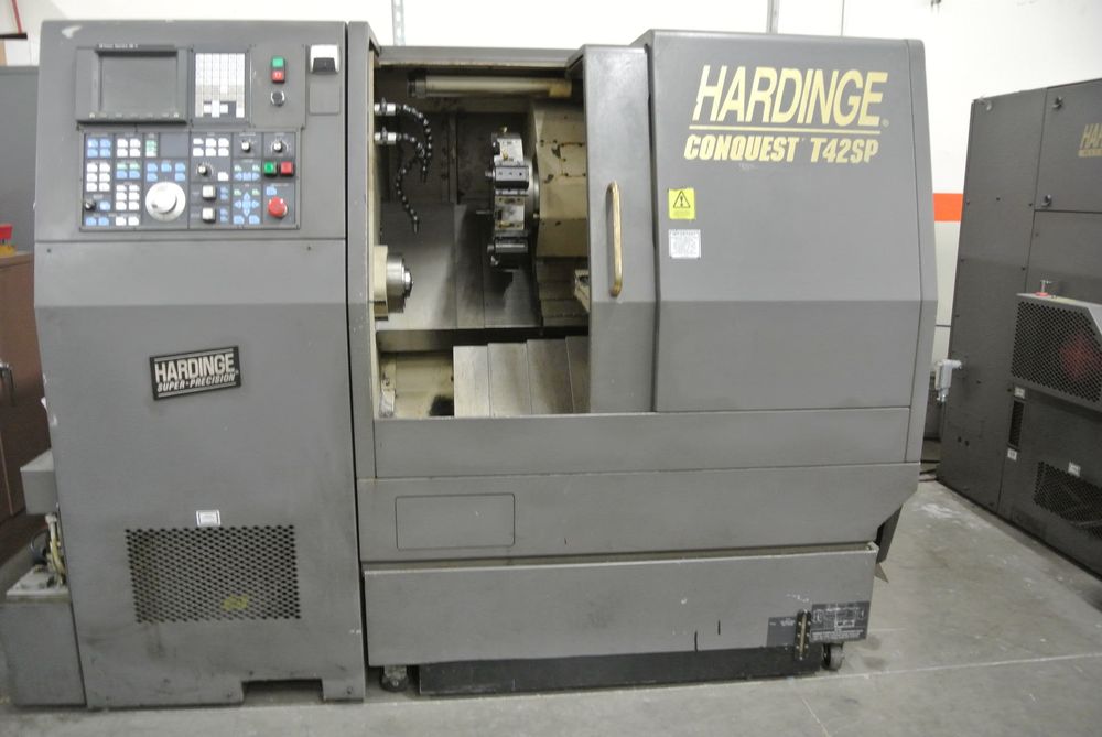 Hardinge Fanuc 18t Cnc Control Variable Conquest T42 Sp Super Precision