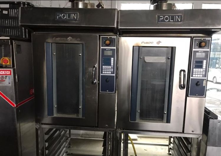 2 Polin 40x60 10 plate furnaces