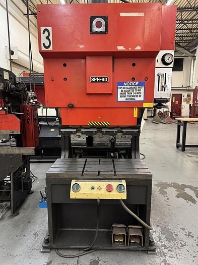 Amada SPH-60 66 Ton Brake/Punch 66 Ton