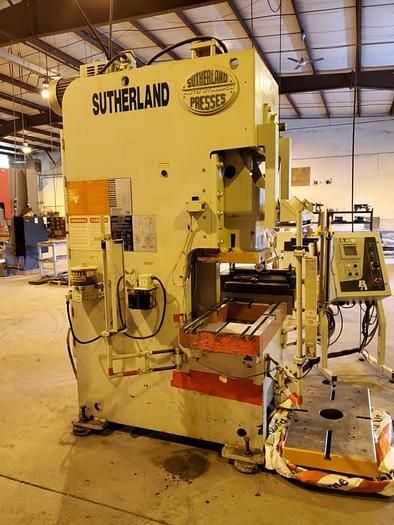 Sutherland MARK-66 AUTO STAMPER PUNCH PRESS 66 TON