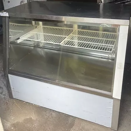 Commercial Stainless Steel Dry Glass Full Service Case