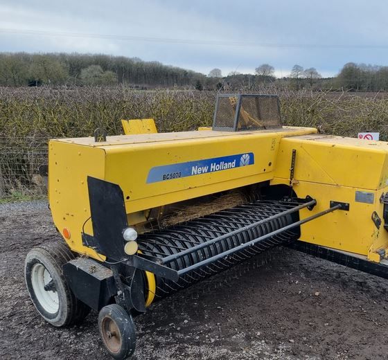 new holland bc5070 bale size