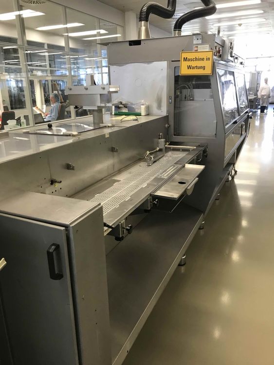 MARCHESINI MB 440, MA 355  Blister line  with cartoner and check weigher