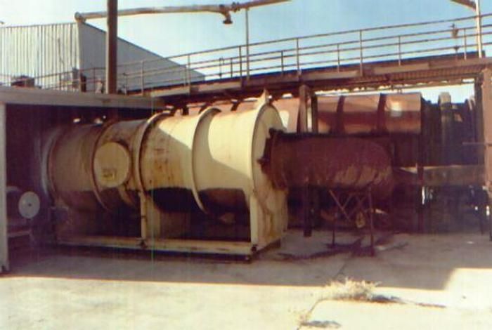 Rotary hot air dryer