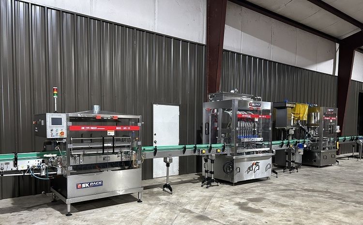 COMPLETE 12 Valve Bottling Line