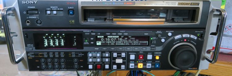 Sony hdw-d2000 hdcam studio recorder