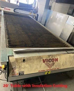 Vicon HVAC 520-DL PLASMA / LINER CUTTING TABLE CNC Control