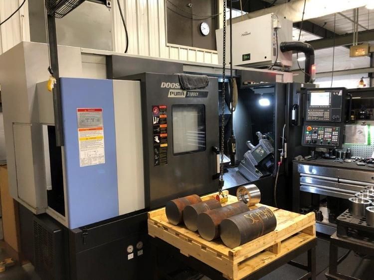 Doosan DOOSAN FANUC i-SERIES 2,800 RPM PUMA 3100LY 4 Axis