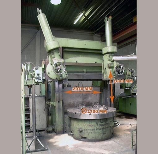 Schiess Ø 2070 x H 1330 mm Chuck Diameter – Ø 1700 mm